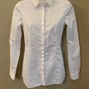 Reiss White Collared Dress Shirt